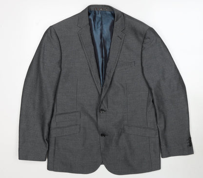 Mens UK Size 40 Harry Brown Regular Grey Suit Jacket