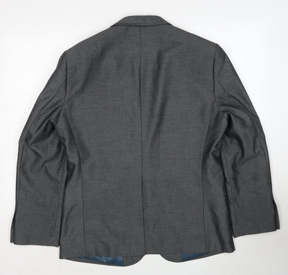 Mens UK Size 40 Harry Brown Regular Grey Suit Jacket