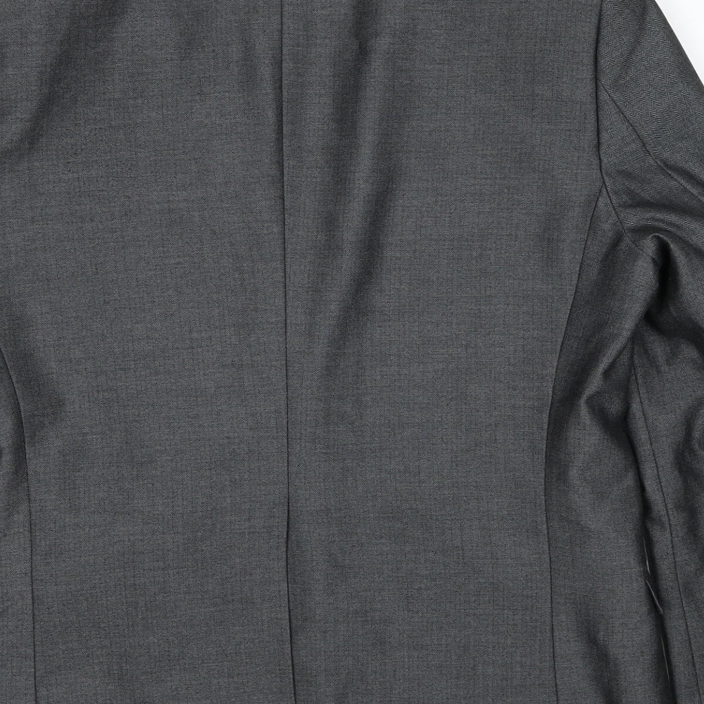 Mens UK Size 40 Harry Brown Regular Grey Suit Jacket