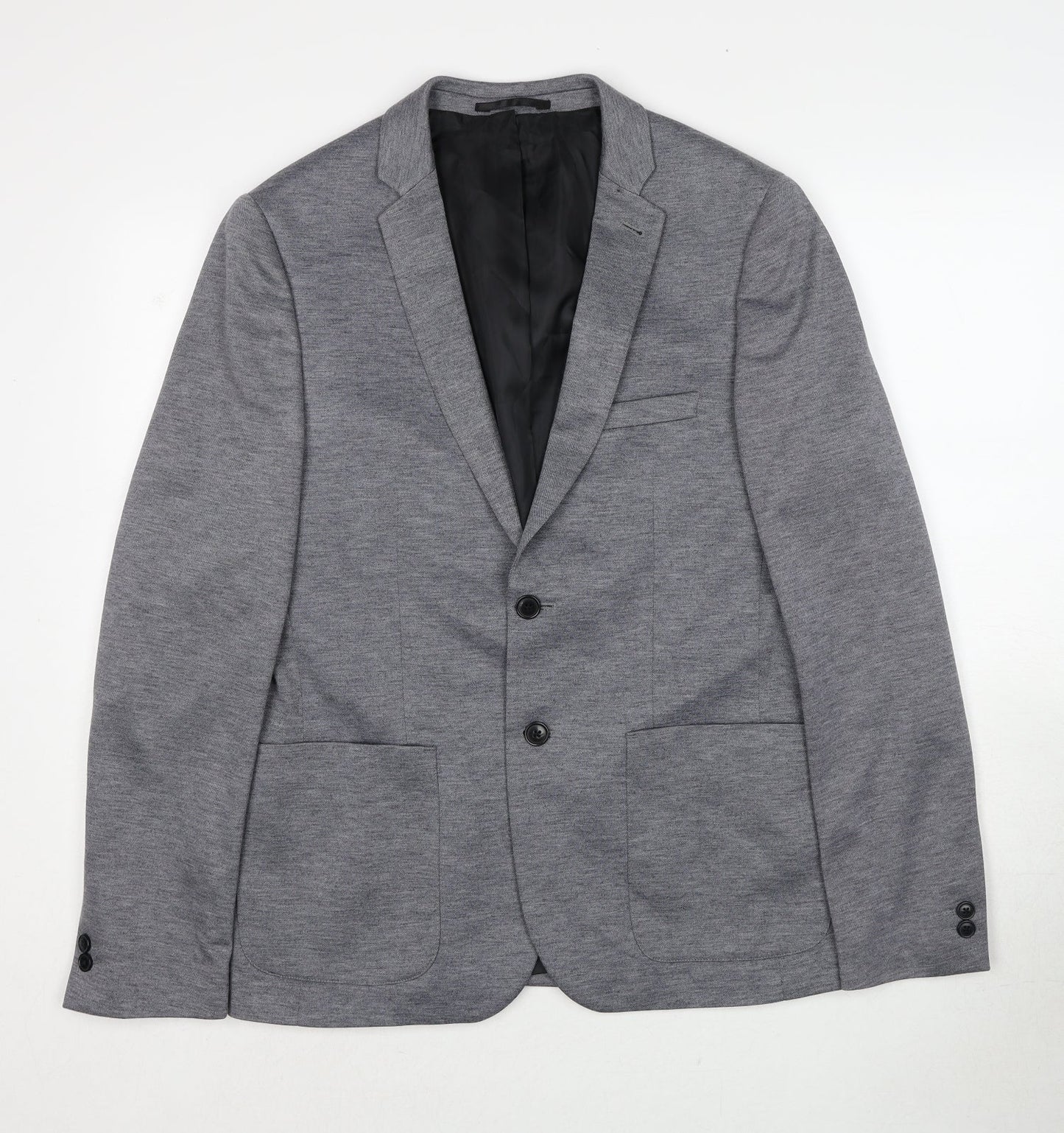 Mens UK Size 38 Burton Regular Grey Suit Jacket