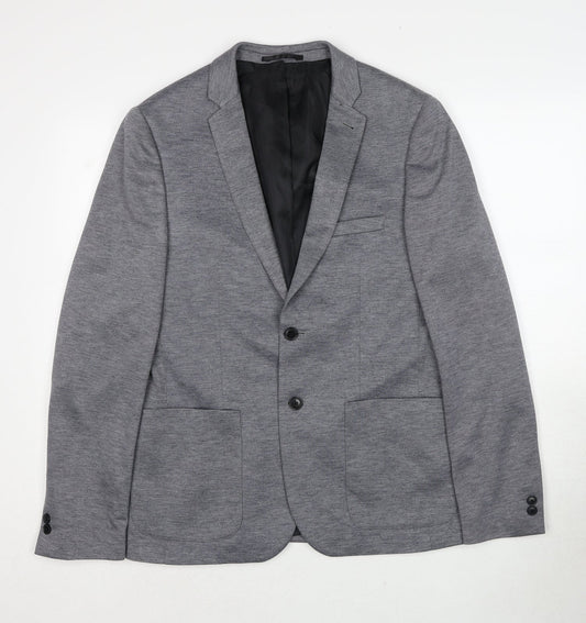 Mens UK Size 38 Burton Regular Grey Suit Jacket