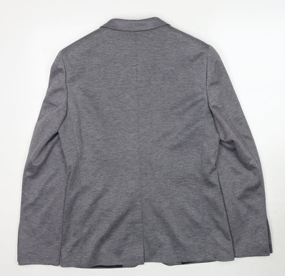 Mens UK Size 38 Burton Regular Grey Suit Jacket