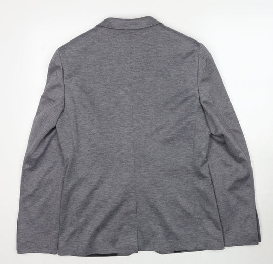 Mens UK Size 38 Burton Regular Grey Suit Jacket