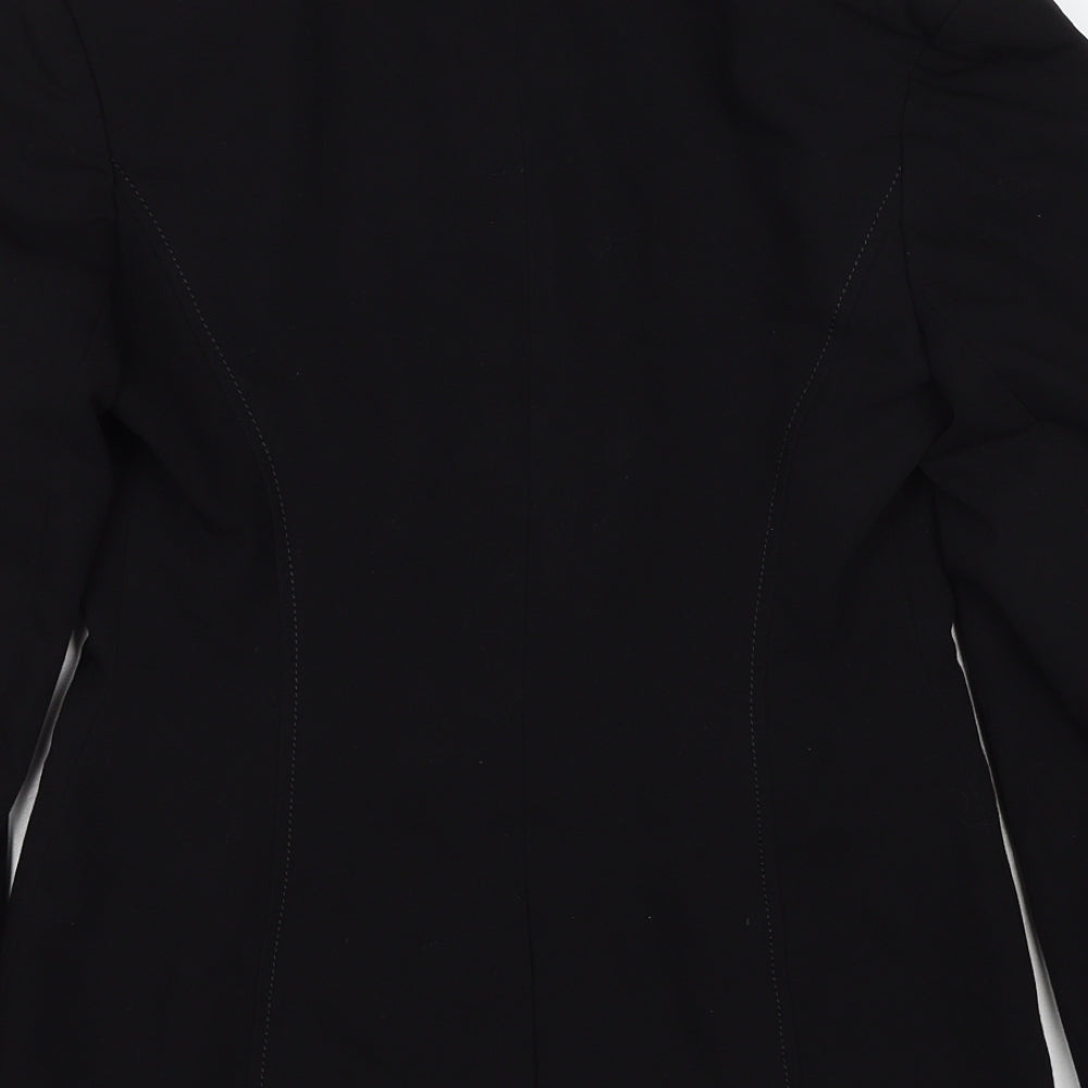Dorothy Perkins Womens Black Polyester Jacket Blazer Size 8