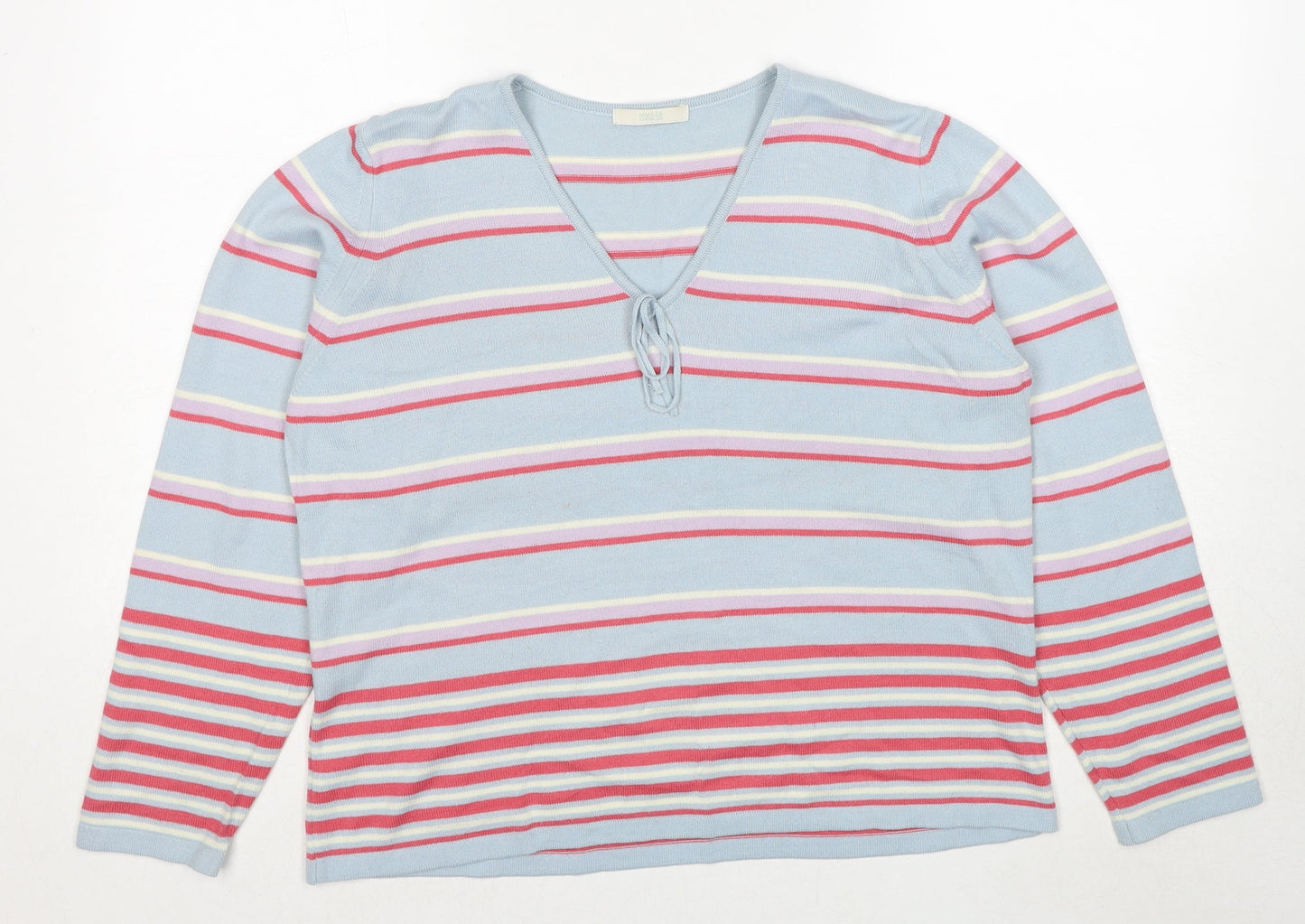 Womens UK Size 20 Marks and Spencer Multicoloured Pullover Jumper