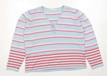 Womens UK Size 20 Marks and Spencer Multicoloured Pullover Jumper