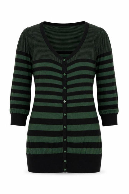 Womens UK Size 12 Topshop Green Cardigan Jumper