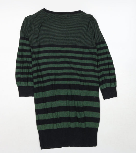 Womens UK Size 12 Topshop Green Cardigan Jumper