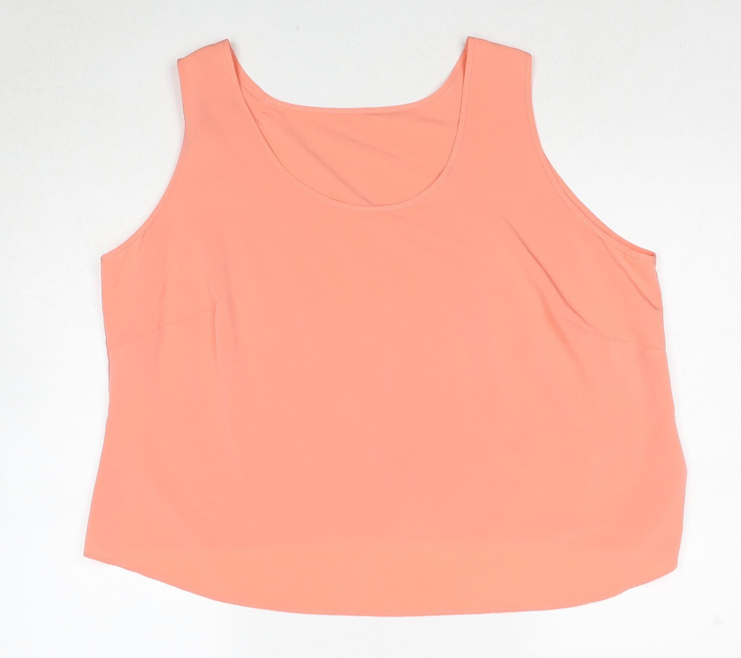 Womens UK Size 22 Marks and Spencer Pink Basic Tank
