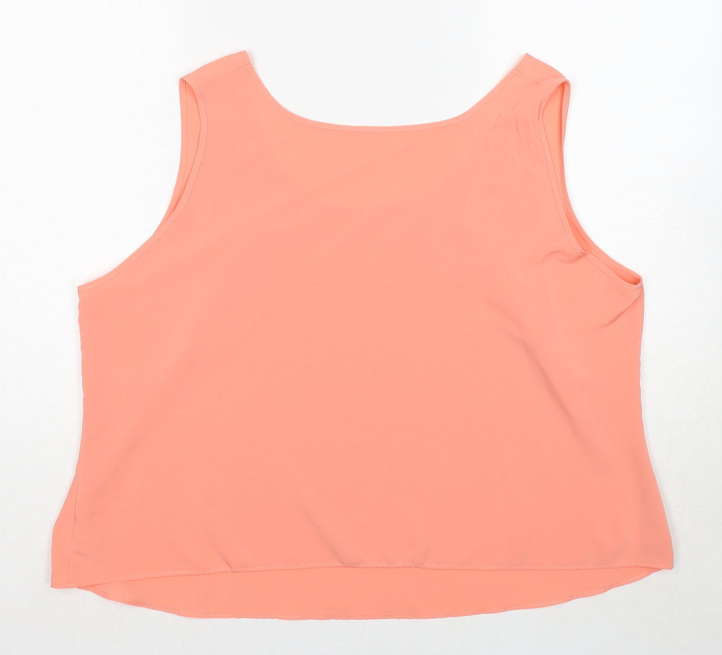 Womens UK Size 22 Marks and Spencer Pink Basic Tank