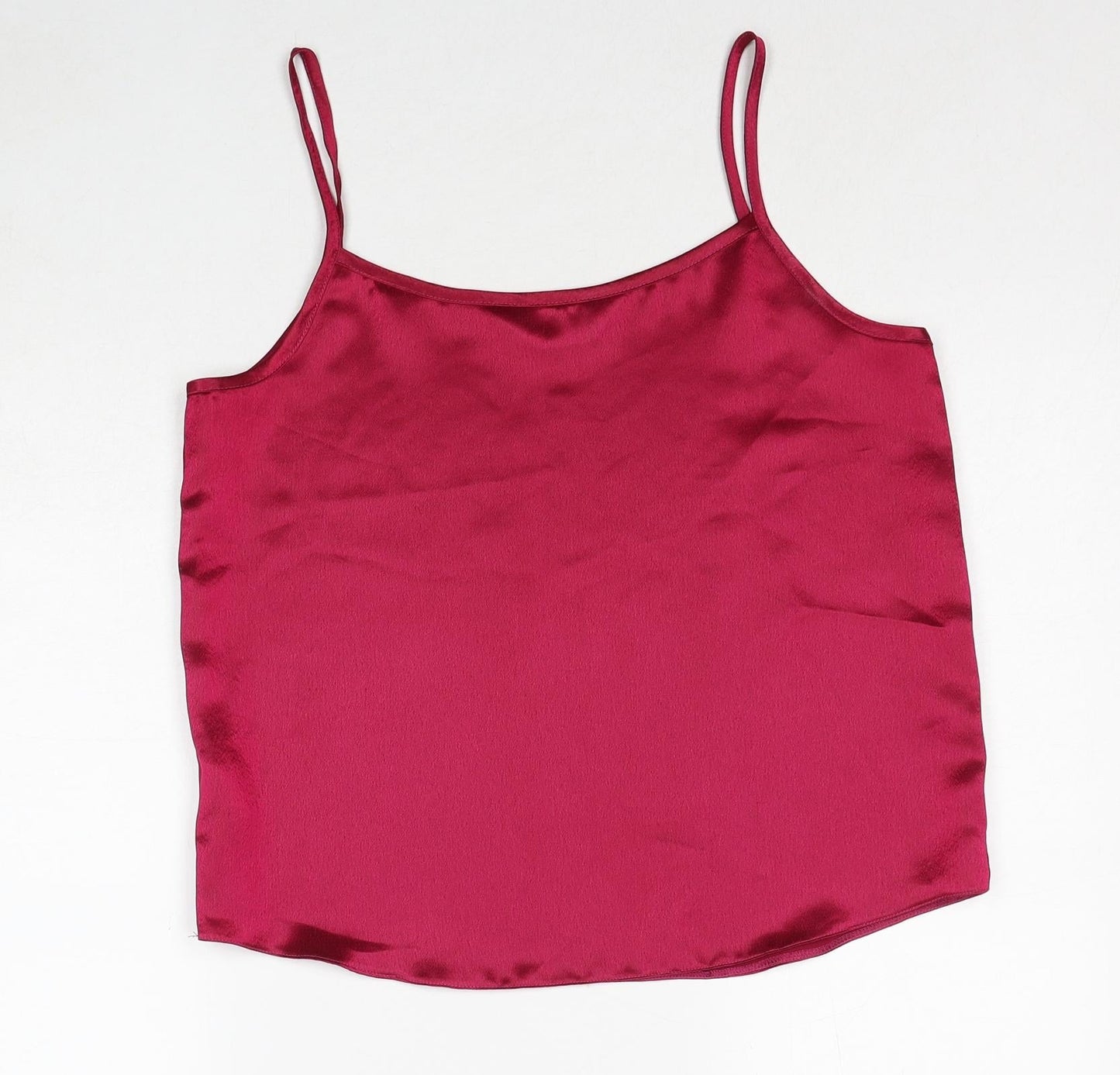 Choices Womens Purple Polyester Camisole Tank Size 12 Round Neck