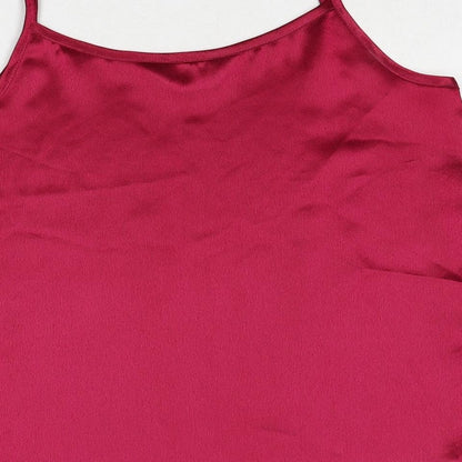 Choices Womens Purple Polyester Camisole Tank Size 12 Round Neck