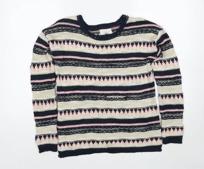 Womens UK Size M Springfield Multicoloured Pullover Jumper