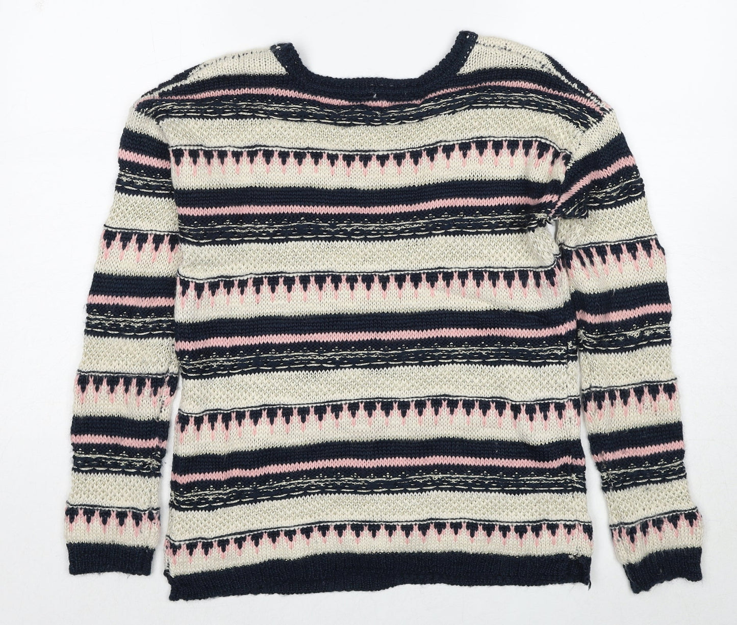 Womens UK Size M Springfield Multicoloured Pullover Jumper