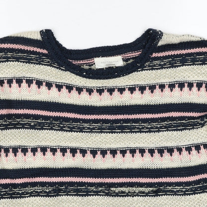 Womens UK Size M Springfield Multicoloured Pullover Jumper