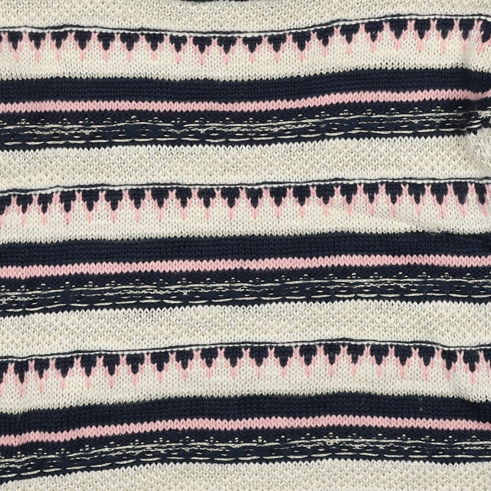 Womens UK Size M Springfield Multicoloured Pullover Jumper