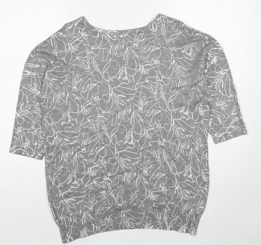 Womens UK Size L Klass Grey Pullover Jumper