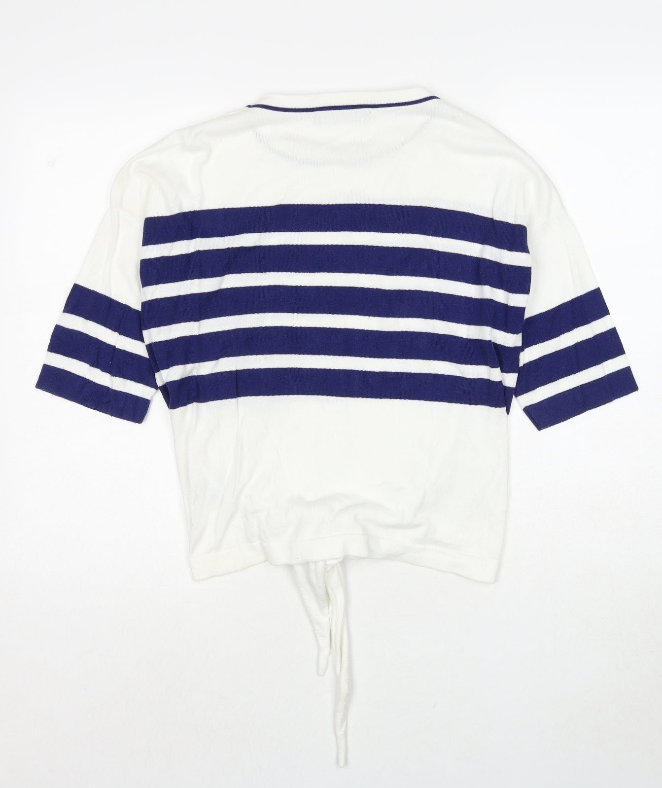 Womens UK Size S Marks and Spencer White Pullover Jumper