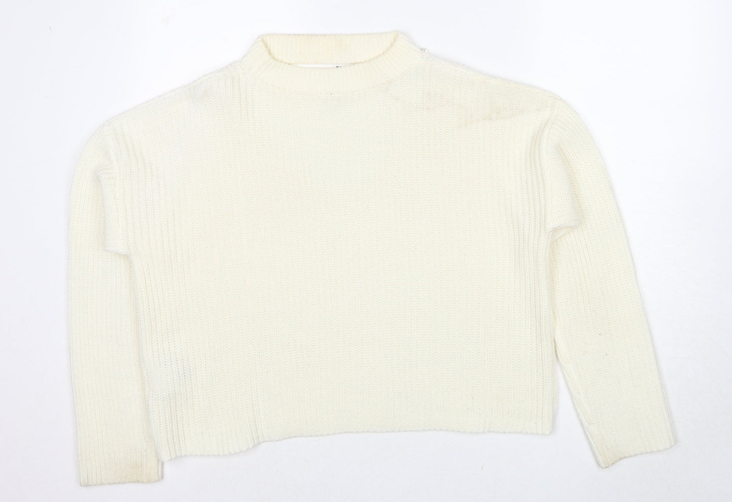 Womens UK Size M Divided by H&M Ivory Pullover Jumper