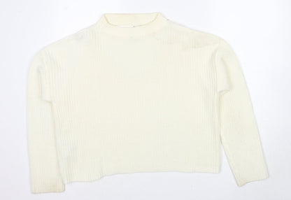 Womens UK Size M Divided by H&M Ivory Pullover Jumper
