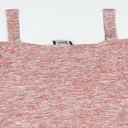 Womens UK Size S Klass Red Basic Blouse