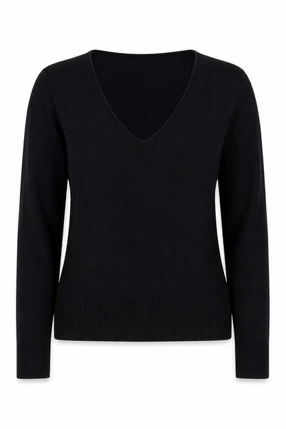 Womens UK Size 10 Internacionale Black Pullover Jumper