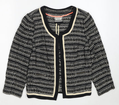 Womens UK Size 8 NEXT Black Cardigan Jumper