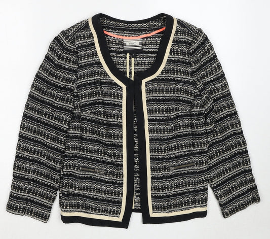 Womens UK Size 8 NEXT Black Cardigan Jumper