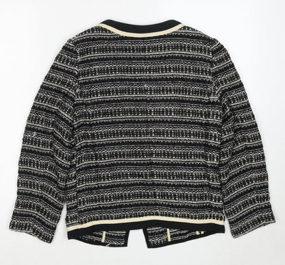 Womens UK Size 8 NEXT Black Cardigan Jumper