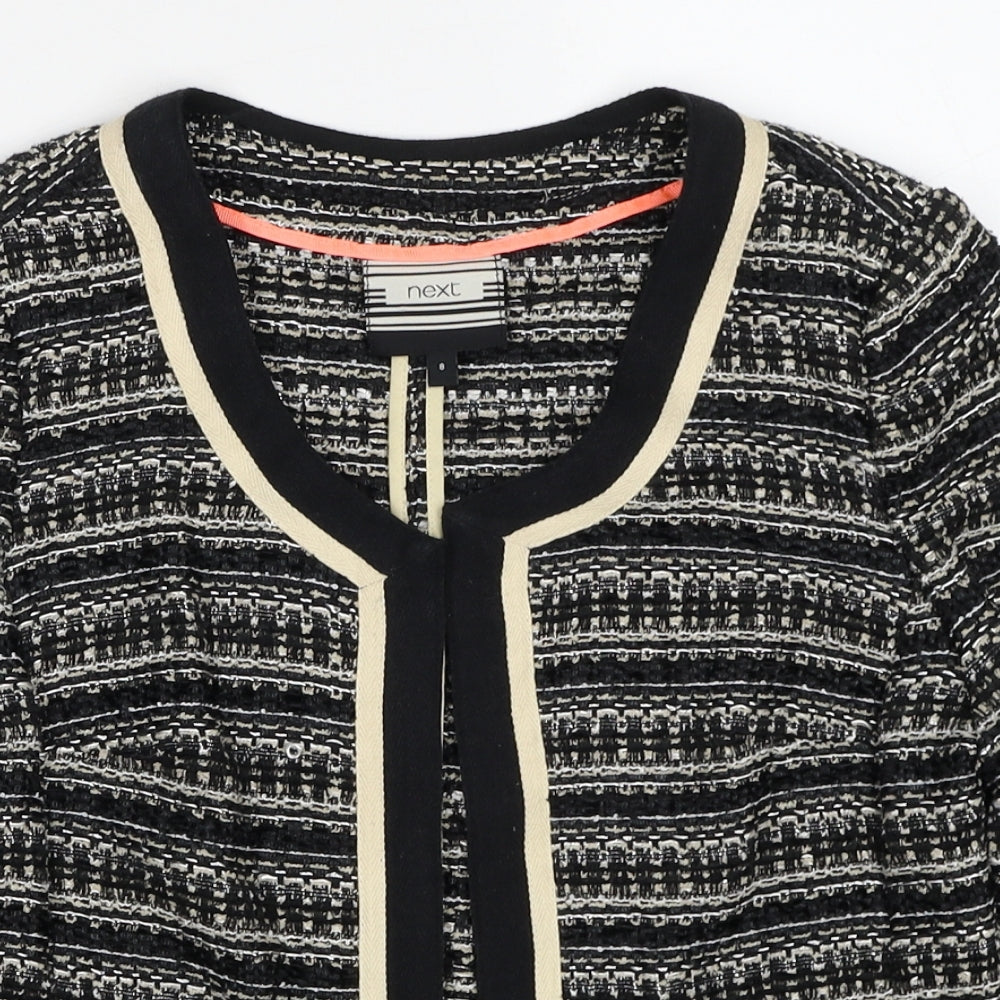 Womens UK Size 8 NEXT Black Cardigan Jumper