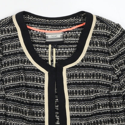 Womens UK Size 8 NEXT Black Cardigan Jumper