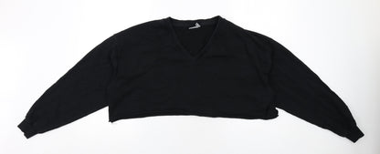 Womens UK Size 6 ASOS Black Pullover Sweatshirt