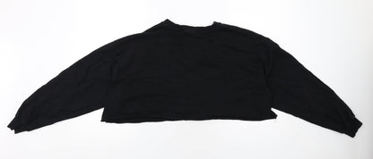 Womens UK Size 6 ASOS Black Pullover Sweatshirt