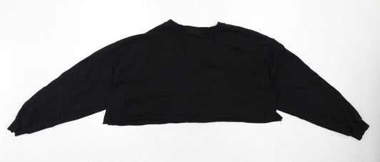 Womens UK Size 6 ASOS Black Pullover Sweatshirt