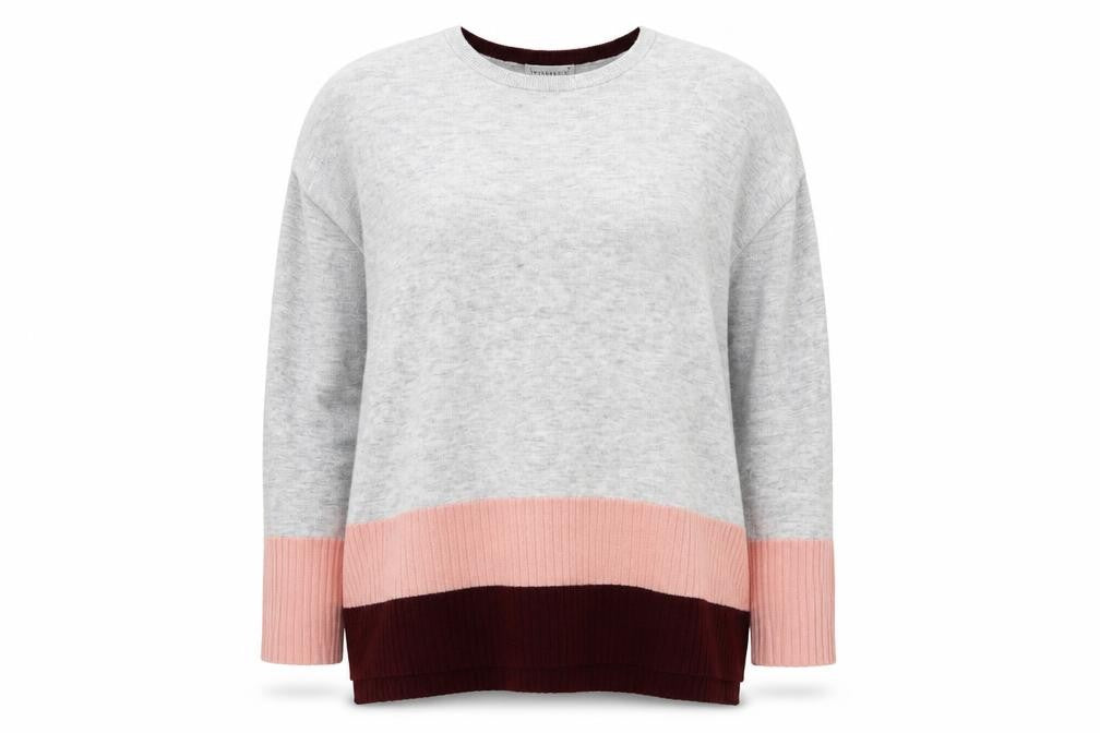 Womens UK Size 12 Warehouse Grey Pullover Jumper