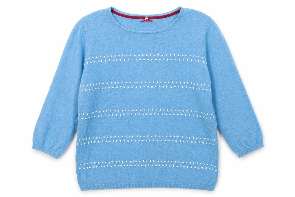Womens UK Size XL Ness Blue Pullover Jumper