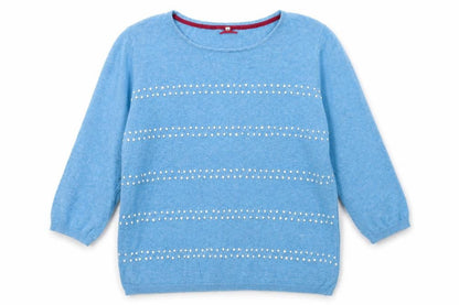 Womens UK Size XL Ness Blue Pullover Jumper