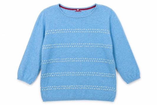 Womens UK Size XL Ness Blue Pullover Jumper