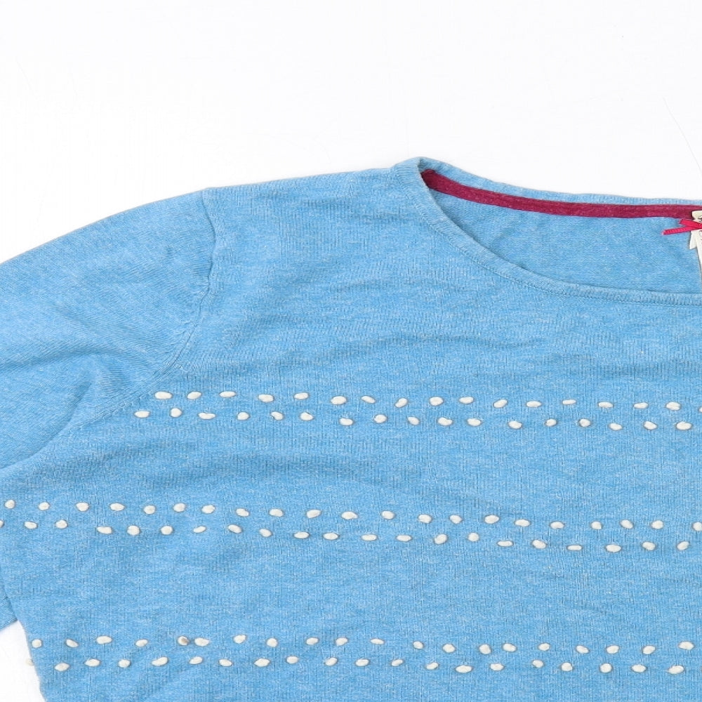 Womens UK Size XL Ness Blue Pullover Jumper