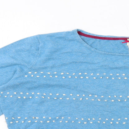 Womens UK Size XL Ness Blue Pullover Jumper