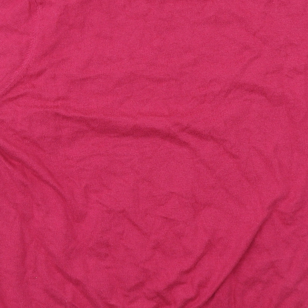 Womens UK Size 12 NEXT Orange Basic Blouse