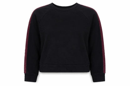 Kiliwatch Womens Black Cotton Pullover Sweatshirt Size M Pullover