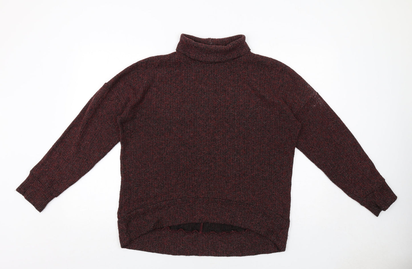Womens UK Size 10 Topshop Red Pullover Jumper