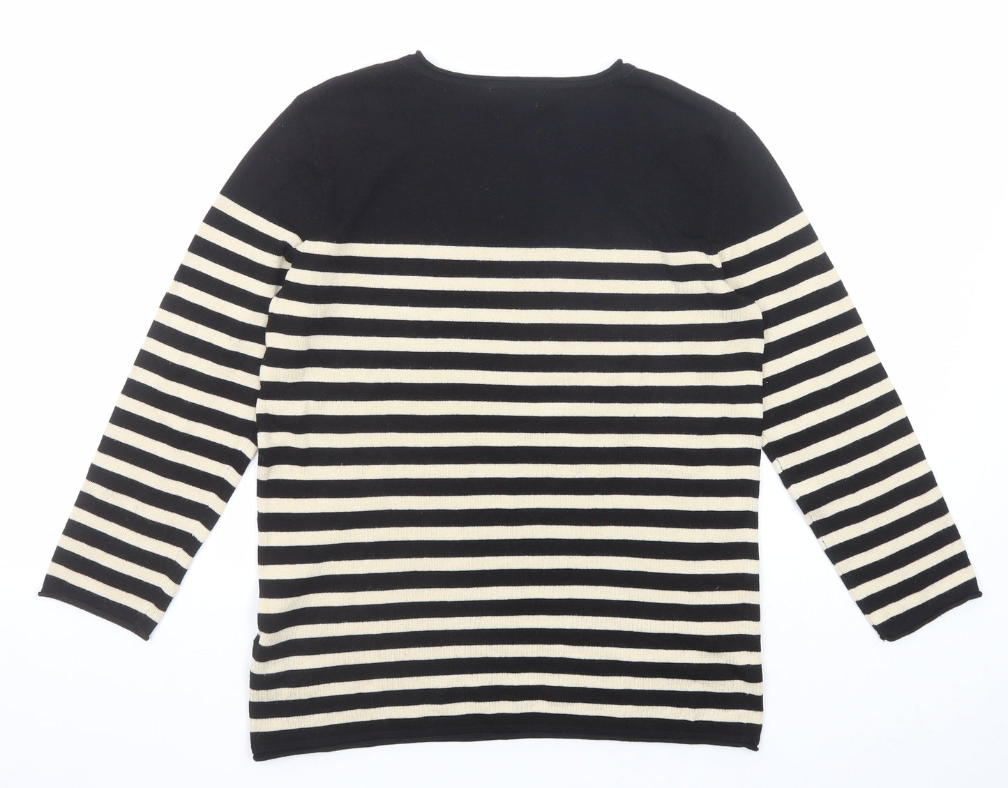 Womens UK Size XS H&M Black Pullover Jumper