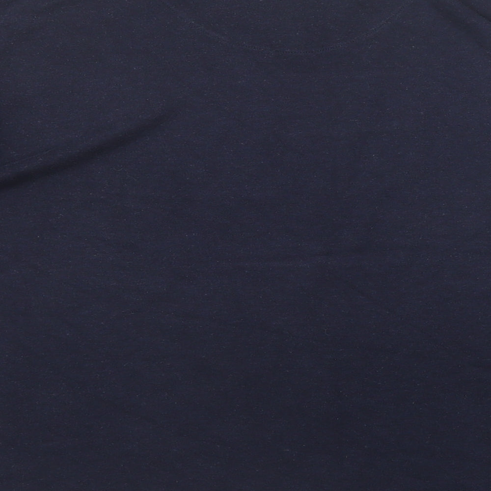 Mens UK Size L Marks and Spencer Blue Pullover Sweatshirt