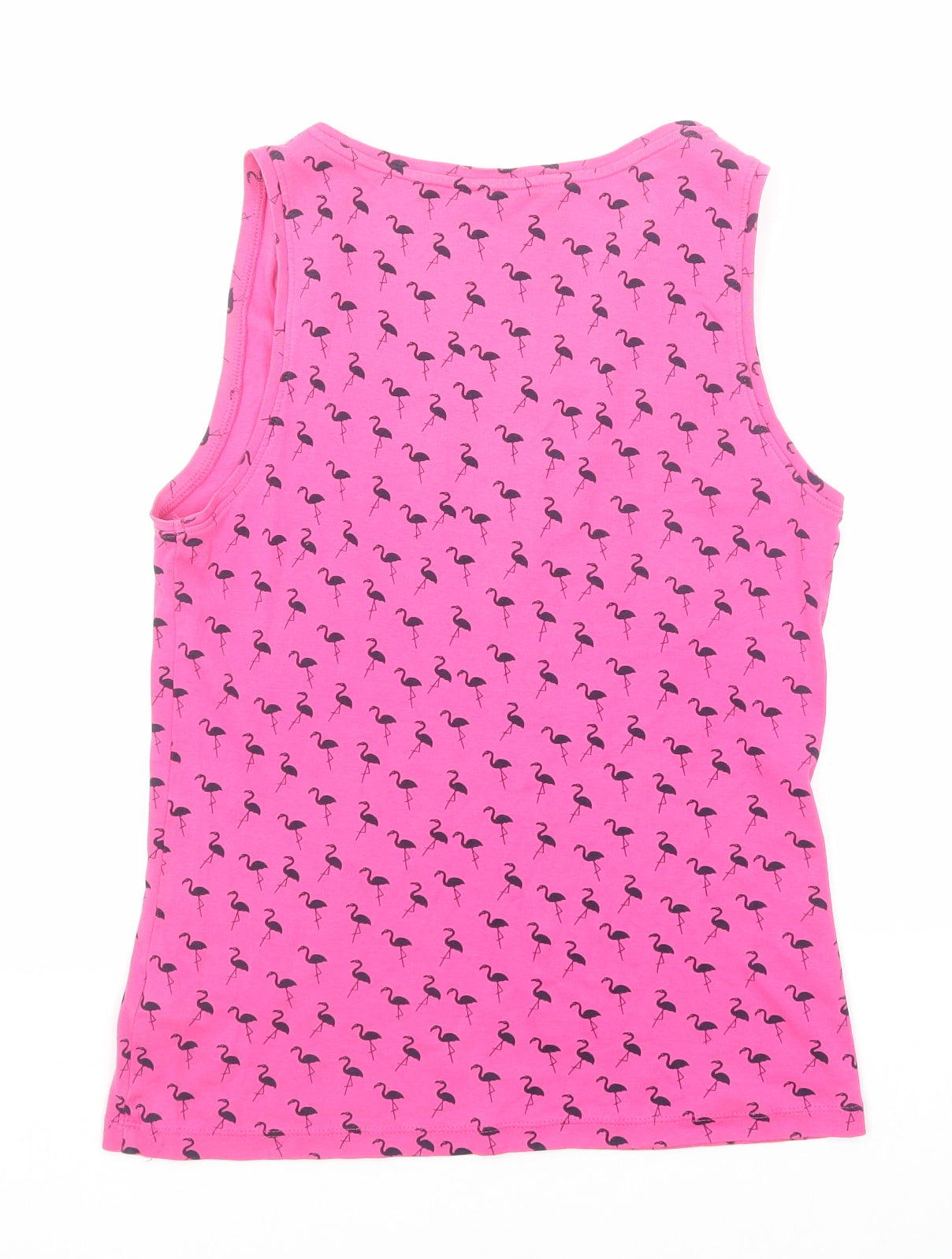 Womens UK Size 12 M&Co Pink Basic Tank