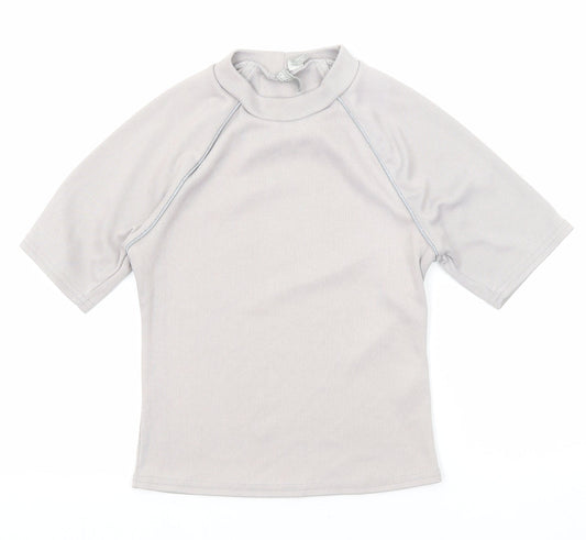 Womens UK Size 12 ASOS Grey Basic T-Shirt