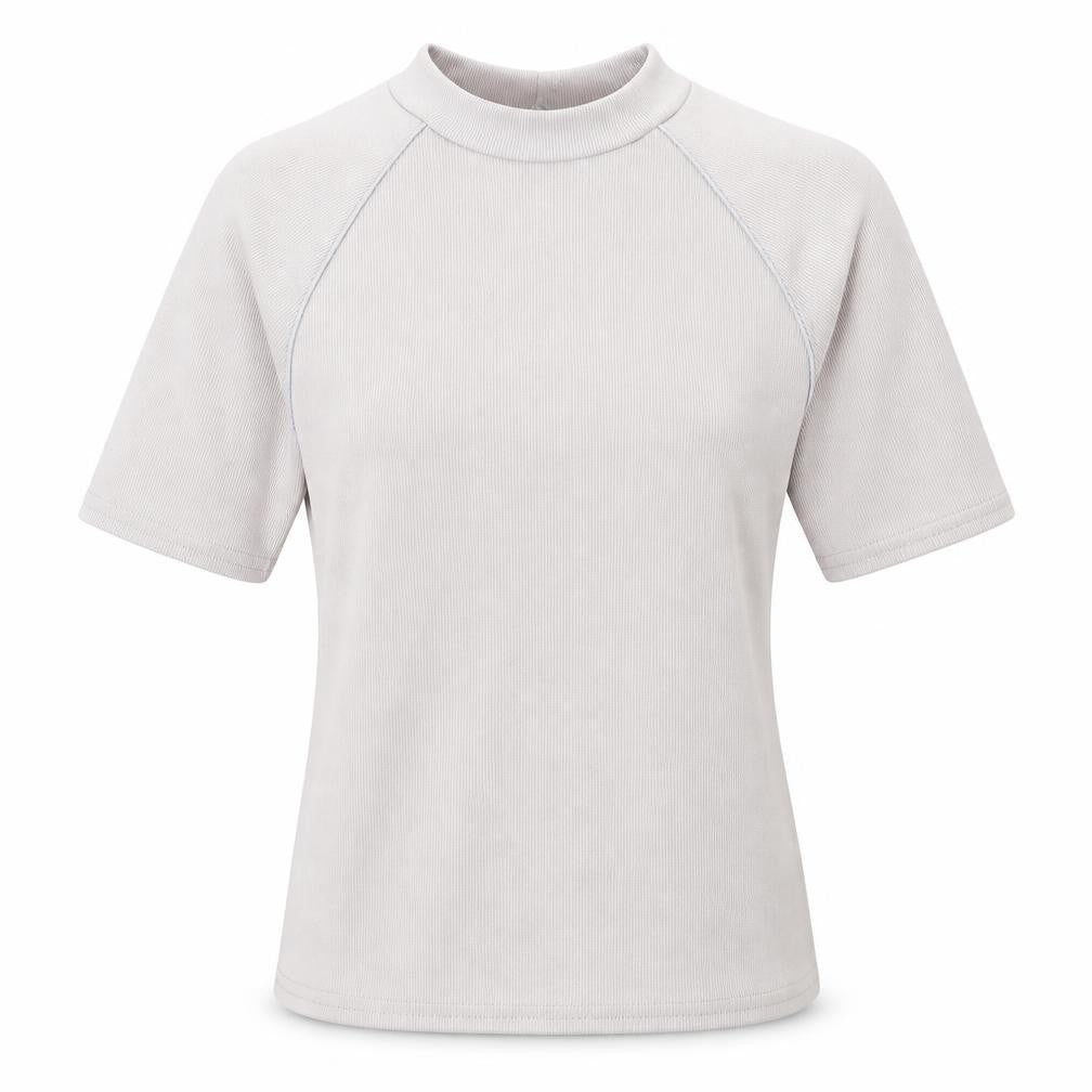 Womens UK Size 12 ASOS Grey Basic T-Shirt