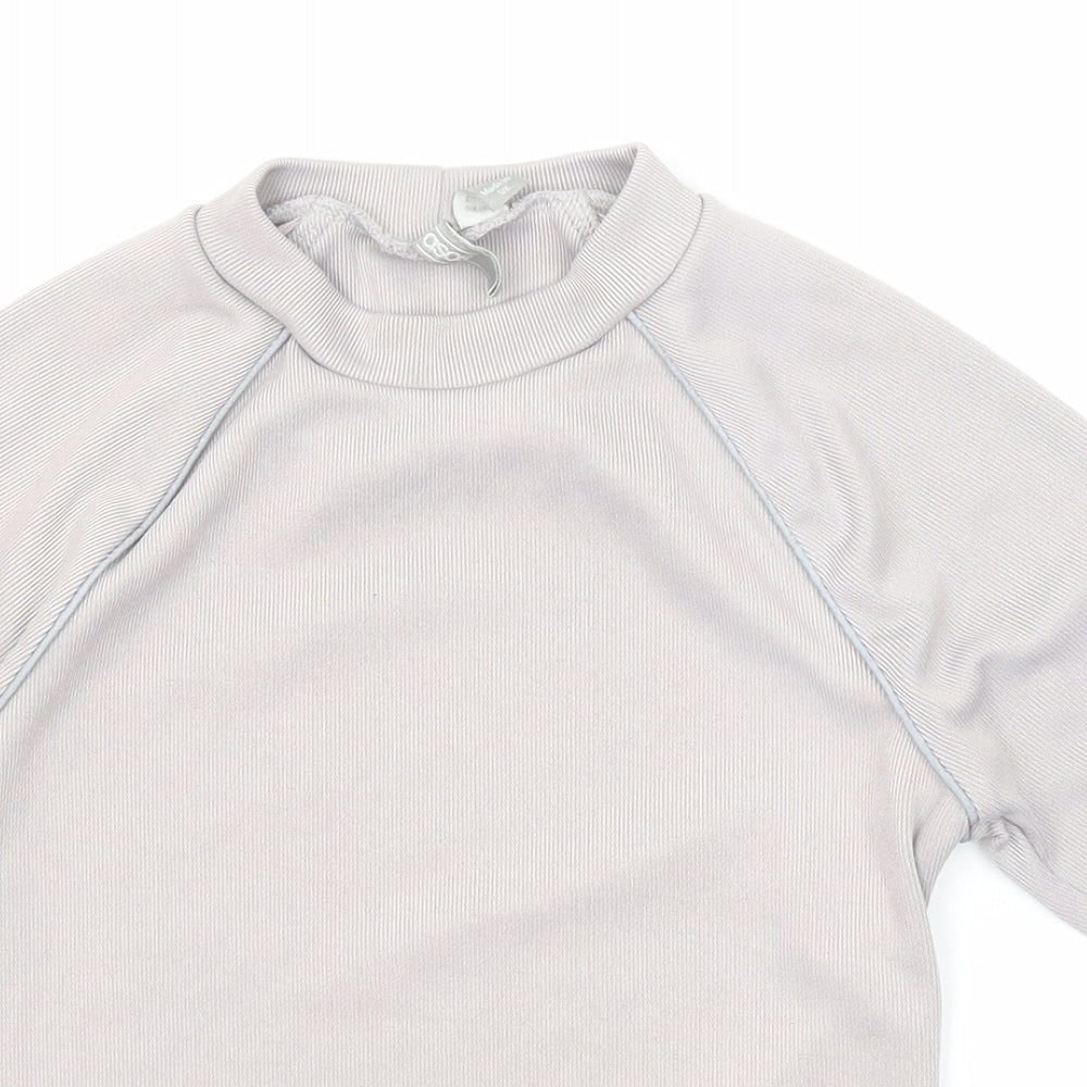 Womens UK Size 12 ASOS Grey Basic T-Shirt