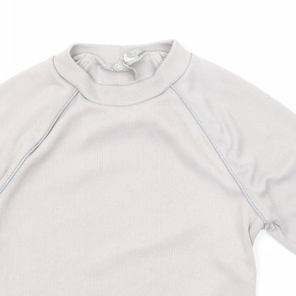Womens UK Size 12 ASOS Grey Basic T-Shirt